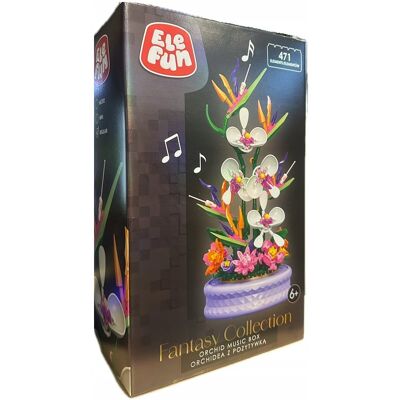 Klocki Elefun Fantasy Collection ORCHIDEA Z POZYTYWKĄ 471 elementów Klocki Elefun Fantasy Collection ORCHIDEA Z POZYTYWKĄ 471 elementów