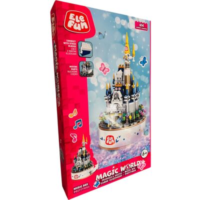 Klocki Elefun Magic World Princess'S Castle Music Box Zamek Księżniczki Pozytywka 656007 Klocki Elefun Magic World Princess'S Castle Music Box Zamek Księżniczki Pozytywka 656007