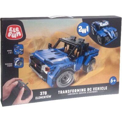 Klocki Elefun - Zdalnie sterowane auto 2w1 8019 Klocki Elefun - Zdalnie sterowane auto 2w1 8019