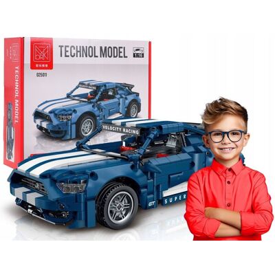 Unknown - Blue Sports Car Blocks - 952 pieces - Blue - Building Blocks Unknown - Blue Sports Car Blocks - 952 pieces - Blue - Building Blocks