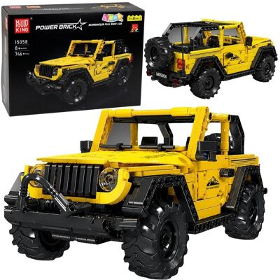 Lean Toys Klocki Konstrukcyjne Auto Samochód Terenowy Wrangler Żółty 746 El. Lean Toys Klocki Konstrukcyjne Auto Samochód Terenowy Wrangler Żółty 746 El.