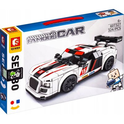Sembo Block KLOCKI KONSTRUKCYJNE AUTO SAMOCHÓD WYŚCIGOWY SPORTOWY AUDI R8 324 ELEMENTY Sembo Block KLOCKI KONSTRUKCYJNE AUTO SAMOCHÓD WYŚCIGOWY SPORTOWY AUDI R8 324 ELEMENTY