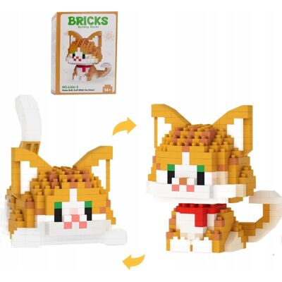 Inny producent Klocki konstrukcyjne BRICKS Kot Rudy 439 el. Kolekcja Prezent Mały Kotek Inny producent Klocki konstrukcyjne BRICKS Kot Rudy 439 el. Kolekcja Prezent Mały Kotek