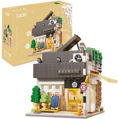 Klocki konstrukcyjne CaDA Kawiarnia Summer Breeze Coffee Shop Budynek Światło LED 1116 elementów Klocki konstrukcyjne CaDA Kawiarnia Summer Breeze Coffee Shop Budynek Światło LED 1116 elementów