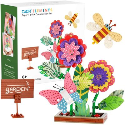 Klocki konstrukcyjne CaDA Kwiaty Kwiecisty Ogród Robaczki Flower Garden Zestaw kreatywny 230 elementów Klocki konstrukcyjne CaDA Kwiaty Kwiecisty Ogród Robaczki Flower Garden Zestaw kreatywny 230 elementów