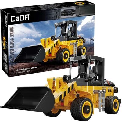 CaDa Mini Engineering Loader Zestaw Budowlany - 403 Elementy CaDa Mini Engineering Loader Zestaw Budowlany - 403 Elementy