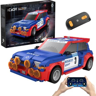Klocki konstrukcyjne CaDA Samochód zdalnie sterowany Auto Sportowe 18 cm 1:20 Renault5 Maxi Turbo 282 elementy RC Dual Mode C51095W Klocki konstrukcyjne CaDA Samochód zdalnie sterowany Auto Sportowe 18 cm 1:20 Renault5 Maxi Turbo 282 elementy RC Dual Mode C51095W