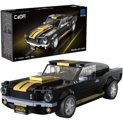 Klocki konstrukcyjne CaDA wyścigówka Samochód wyścigowy Shelby GT 350H Auto sportowe 285 elementów Klocki konstrukcyjne CaDA wyścigówka Samochód wyścigowy Shelby GT 350H Auto sportowe 285 elementów