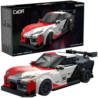 Klocki konstrukcyjne CaDA wyścigówka Samochód wyścigowy Toyota GR Supra GT4 324 elementy Klocki konstrukcyjne CaDA wyścigówka Samochód wyścigowy Toyota GR Supra GT4 324 elementy