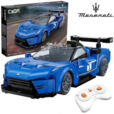 Klocki konstrukcyjne CaDA Zdalnie sterowane Auto sportowe wyścigowe Maserati GT2 320 elementów RC C51089W Klocki konstrukcyjne CaDA Zdalnie sterowane Auto sportowe wyścigowe Maserati GT2 320 elementów RC C51089W