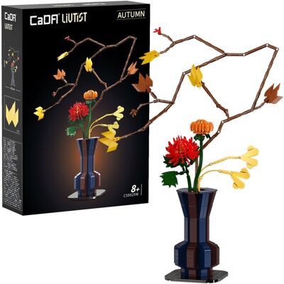 Klocki Konstrukcyjne CaDA zestaw kwiatowy Floral Art Autumn Ember 61 cm C59025W 794 elementów Klocki Konstrukcyjne CaDA zestaw kwiatowy Floral Art Autumn Ember 61 cm C59025W 794 elementów