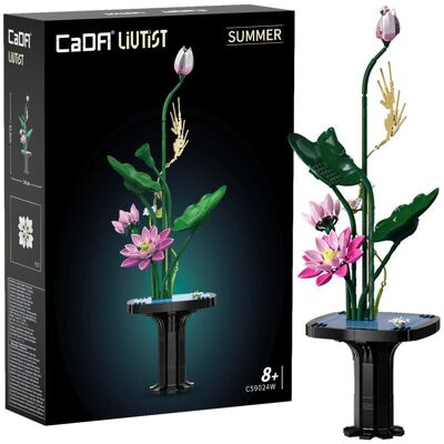 Klocki Konstrukcyjne CaDA zestaw kwiatowy Floral Art Summer Song 61,6 cm C59024W 755 elementów Klocki Konstrukcyjne CaDA zestaw kwiatowy Floral Art Summer Song 61,6 cm C59024W 755 elementów