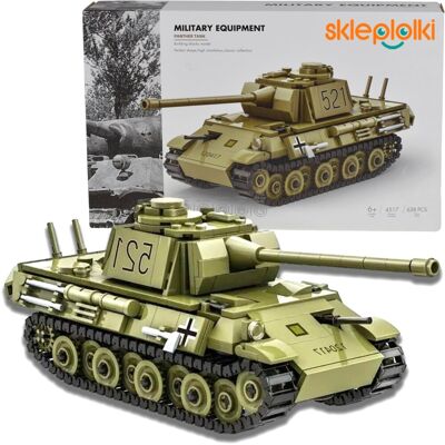 Skleplolki KLOCKI KONSTRUKCYJNE CZOŁG BOJOWY PANTERA ZESTAW DLA DZIECI MILITARIA MODEL Skleplolki KLOCKI KONSTRUKCYJNE CZOŁG BOJOWY PANTERA ZESTAW DLA DZIECI MILITARIA MODEL