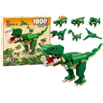 Lean Toys Klocki Konstrukcyjne Dinozaury 6w1 Zestaw DIY Dinozaur 1000 ele. Lean Toys Klocki Konstrukcyjne Dinozaury 6w1 Zestaw DIY Dinozaur 1000 ele.