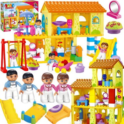 Bounn KLOCKI KONSTRUKCYJNE DUŻY ZESTAW DOM RODZINNY DOMEK PIĘTROWY FAMILY 102 EL. Bounn KLOCKI KONSTRUKCYJNE DUŻY ZESTAW DOM RODZINNY DOMEK PIĘTROWY FAMILY 102 EL.