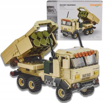 Skleplolki KLOCKI KONSTRUKCYJNE DZIAŁO HIMARS ZESTAW DLA DZIECI WOJSKOWY WOJENNY MODEL Skleplolki KLOCKI KONSTRUKCYJNE DZIAŁO HIMARS ZESTAW DLA DZIECI WOJSKOWY WOJENNY MODEL