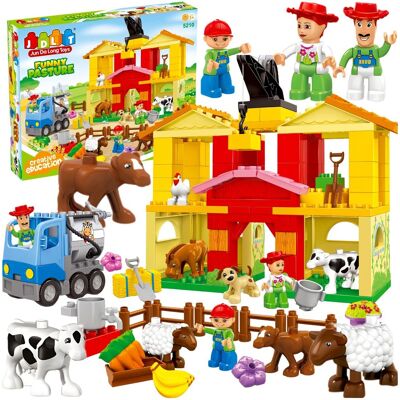 Bounn KLOCKI KONSTRUKCYJNE FARMA EDUKACYJNA DOMEK FARMERA 126 EL. PREZENT DZIECI Bounn KLOCKI KONSTRUKCYJNE FARMA EDUKACYJNA DOMEK FARMERA 126 EL. PREZENT DZIECI