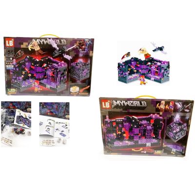 Inny producent Klocki Konstrukcyjne LED – Mroczna Forteca Pixel Adventure 511 el. SUPER PREZENT Inny producent Klocki Konstrukcyjne LED – Mroczna Forteca Pixel Adventure 511 el. SUPER PREZENT