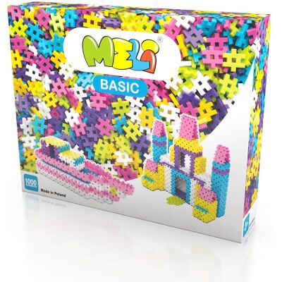 AME Group Klocki konstrukcyjne Meli Basic Pink 1000 el. AME Group Klocki konstrukcyjne Meli Basic Pink 1000 el.