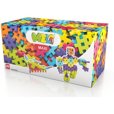 Klocki konstrukcyjne Meli Maxi 200 el. Klocki konstrukcyjne Meli Maxi 200 el.