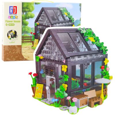 Lean Toys Klocki Konstrukcyjne Mini Szklarnia Domek Ogrodowy 588 el. Lean Toys Klocki Konstrukcyjne Mini Szklarnia Domek Ogrodowy 588 el.