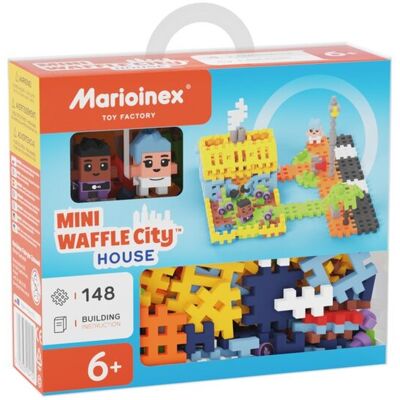 Klocki Konstrukcyjne Mini Waffle Dom, Marioinex, 148 Elementów Klocki Konstrukcyjne Mini Waffle Dom, Marioinex, 148 Elementów