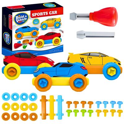 Import ProNice Klocki Konstrukcyjne Montessori Zestaw Budowanie Aut Śrubokręt I Akcesoria Import ProNice Klocki Konstrukcyjne Montessori Zestaw Budowanie Aut Śrubokręt I Akcesoria