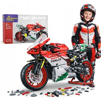 inna (Inny) KLOCKI KONSTRUKCYJNE MOTOCYKL DUCATI 803 EL PREZENT DLA DZIECI ZESTAW inna (Inny) KLOCKI KONSTRUKCYJNE MOTOCYKL DUCATI 803 EL PREZENT DLA DZIECI ZESTAW