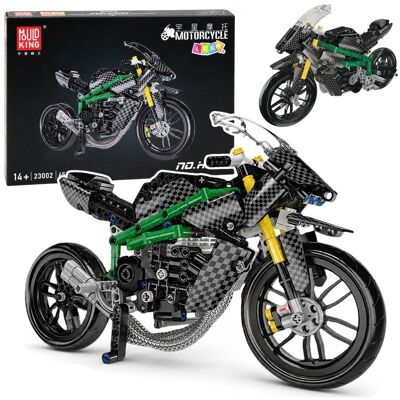 Lean Toys Klocki Konstrukcyjne Motocykl Wyścigowy Sportowy Czarny 656 El. Lean Toys Klocki Konstrukcyjne Motocykl Wyścigowy Sportowy Czarny 656 El.
