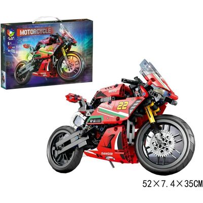 Gazelo Toys Klocki Konstrukcyjne Motor Motocykl 470 el Gazelo Toys Klocki Konstrukcyjne Motor Motocykl 470 el