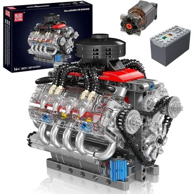 MOULD KING - 10171 V8 Engine - 487PCS MOULD KING - 10171 V8 Engine - 487PCS