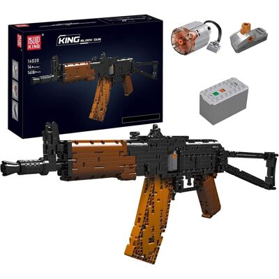 KLOCKI KONSTRUKCYJNE MOULD KING 14020 BROŃ KARABIN AUTOMAT AK-47 1418 EL. KLOCKI KONSTRUKCYJNE MOULD KING 14020 BROŃ KARABIN AUTOMAT AK-47 1418 EL.