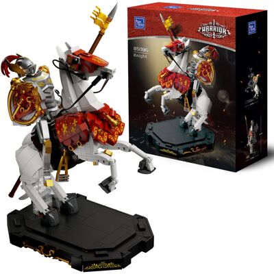 Klocki Konstrukcyjne Pantasy Warrior Knight Rycerz na Koniu z ruchomymi akcesoriami Klocki Konstrukcyjne Pantasy Warrior Knight Rycerz na Koniu z ruchomymi akcesoriami