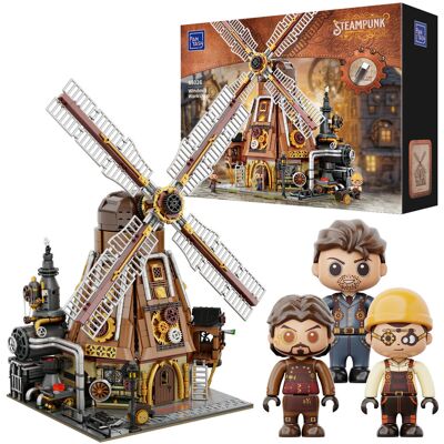 Klocki konstrukcyjne Pantasy Wiatrakowy Warsztat Steampunk Windmill Workshop Klocki konstrukcyjne Pantasy Wiatrakowy Warsztat Steampunk Windmill Workshop