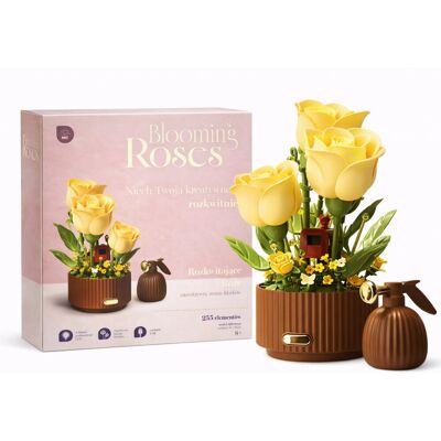 QBI Klocki konstrukcyjne Róże LED interaktywne Blooming Roses ŻÓŁTE PL QBI Klocki konstrukcyjne Róże LED interaktywne Blooming Roses ŻÓŁTE PL