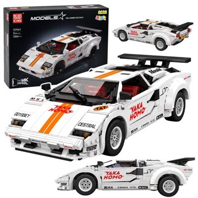 Lean Toys Klocki Konstrukcyjne Samochód Sportowy Zdalnie Sterowany Rc Biały 1384 El. Lean Toys Klocki Konstrukcyjne Samochód Sportowy Zdalnie Sterowany Rc Biały 1384 El.