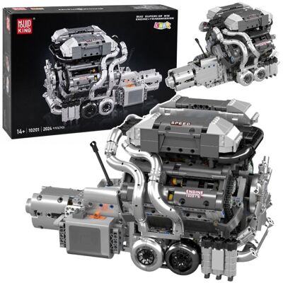 Lean Toys Klocki Konstrukcyjne Silnik Samochodowy V8 Skrzynia Biegów 2024 El. Lean Toys Klocki Konstrukcyjne Silnik Samochodowy V8 Skrzynia Biegów 2024 El.