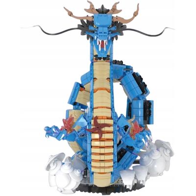 Greenzone Klocki Konstrukcyjne SMOK Dragon Niebieski 1840 elementów Greenzone Klocki Konstrukcyjne SMOK Dragon Niebieski 1840 elementów