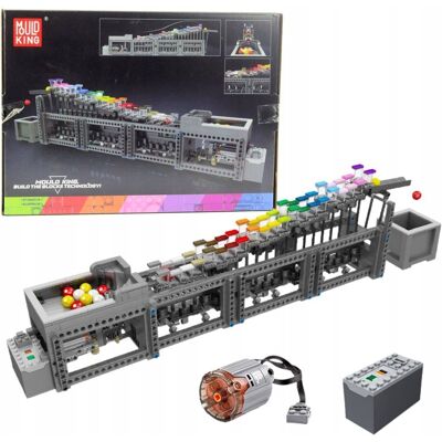 Lean Toys Klocki Konstrukcyjne Tor Na Kulki Z Silnikiem Elektrycznym 1038 el. Lean Toys Klocki Konstrukcyjne Tor Na Kulki Z Silnikiem Elektrycznym 1038 el.