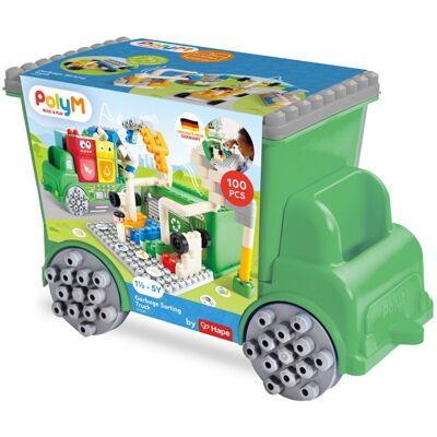 Hape - PolyM - 101 pieces - 101 pieces - Pojazd zabawkowy Hape - PolyM - 101 pieces - 101 pieces - Pojazd zabawkowy