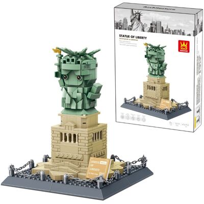 Klocki konstrukcyjne Wange 3210 - Statua Wolności, 414 elementów Klocki konstrukcyjne Wange 3210 - Statua Wolności, 414 elementów