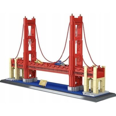 Pan i Pani Gadżet Klocki Konstrukcyjne Wange 6210 Golden Gate Bridge San Francisco Zestaw Pan i Pani Gadżet Klocki Konstrukcyjne Wange 6210 Golden Gate Bridge San Francisco Zestaw