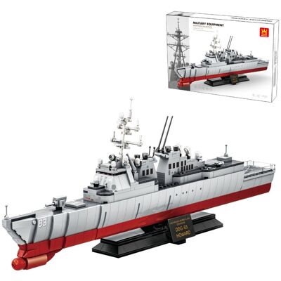 Klocki konstrukcyjne Wange Wange 5511 - Okręt Niszczyciel Arleigh Burke-class, 600 elementów Klocki konstrukcyjne Wange Wange 5511 - Okręt Niszczyciel Arleigh Burke-class, 600 elementów