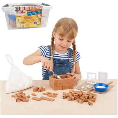 Klocki Konstrukcyjne Zestaw Brick Cegły Teifoc Starter Set 100 elementów Klocki Konstrukcyjne Zestaw Brick Cegły Teifoc Starter Set 100 elementów