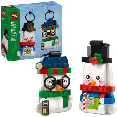 Klocki LEGO 40812 - Ozdoby z bałwankami Klocki LEGO 40812 - Ozdoby z bałwankami