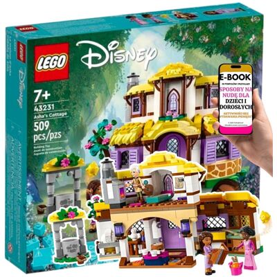 KLOCKI LEGO (43231) Disney Życzenie – Magiczna Chatka Ashy z Postaciami KLOCKI PREZENT + EBOOK-3 KLOCKI LEGO (43231) Disney Życzenie – Magiczna Chatka Ashy z Postaciami KLOCKI PREZENT + EBOOK-3