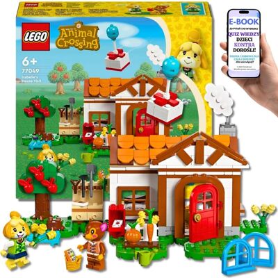 KLOCKI LEGO® Animal Crossing™ – Zbuduj Przytulny Domek Fauny z Isabelle 77049 LEGO PREZENT DLA DZIECI + EBOOK-2 KLOCKI LEGO® Animal Crossing™ – Zbuduj Przytulny Domek Fauny z Isabelle 77049 LEGO PREZENT DLA DZIECI + EBOOK-2