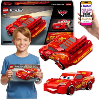 KLOCKI LEGO AUTKO SAMOCHÓD Zygzak McQueen • samochód z filmu Auta (77255) Lego Prezent Dla Syna Wnuka Na Dzień Dziecka + EBOOK-3 KLOCKI LEGO AUTKO SAMOCHÓD Zygzak McQueen • samochód z filmu Auta (77255) Lego Prezent Dla Syna Wnuka Na Dzień Dziecka + EBOOK-3