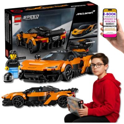 KLOCKI LEGO AUTO Speed Champions McLaren W1 (77257) Lego Autko samochód wyścigowy PREZENT Dla Syna Wnuka + EBOOK-3 KLOCKI LEGO AUTO Speed Champions McLaren W1 (77257) Lego Autko samochód wyścigowy PREZENT Dla Syna Wnuka + EBOOK-3