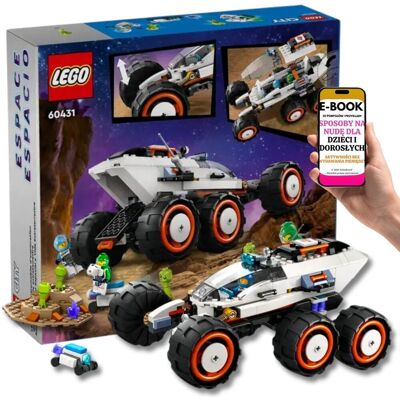KLOCKI LEGO® City 60431 – Misja Kosmiczna z Łazikiem Przygoda z Robotem, Gejzerami i Obcymi Formami Życia LEGO PREZENT + EBOOK-3 KLOCKI LEGO® City 60431 – Misja Kosmiczna z Łazikiem Przygoda z Robotem, Gejzerami i Obcymi Formami Życia LEGO PREZENT + EBOOK-3